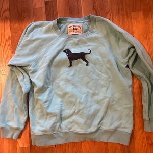 Black Dog Teal Crewneck sweatshirt
